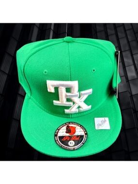 Texas Snapback Green Hat (Pitbull)